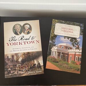 JUST IN Set of 2 Paperback Books The Road to Yorktown Historic Virginia Books
